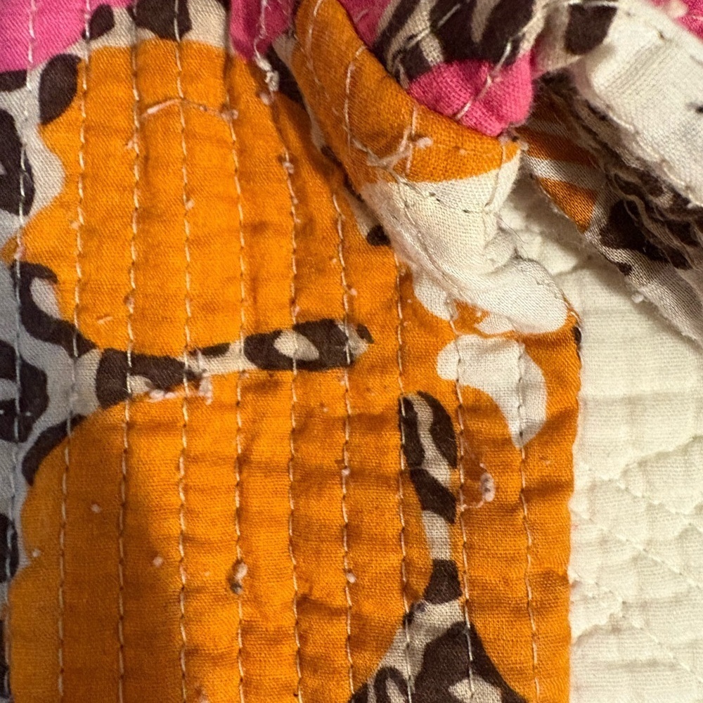 Animal Print Jacket  Quilted Blazer Reversible and Dark Floral Print - Picture 12 of 13